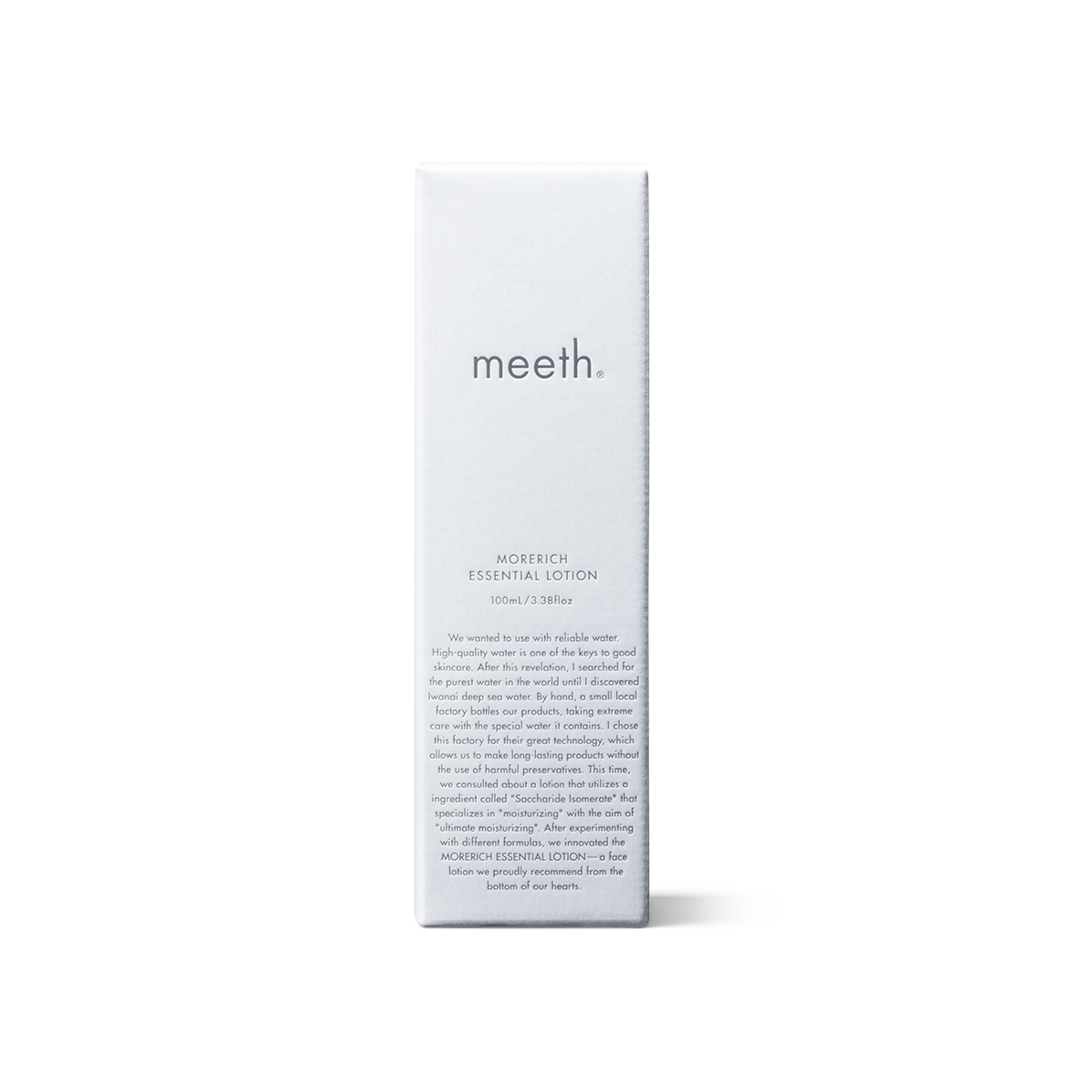 MORERICH ESSENTIAL LOTION｜meeth｜meeth