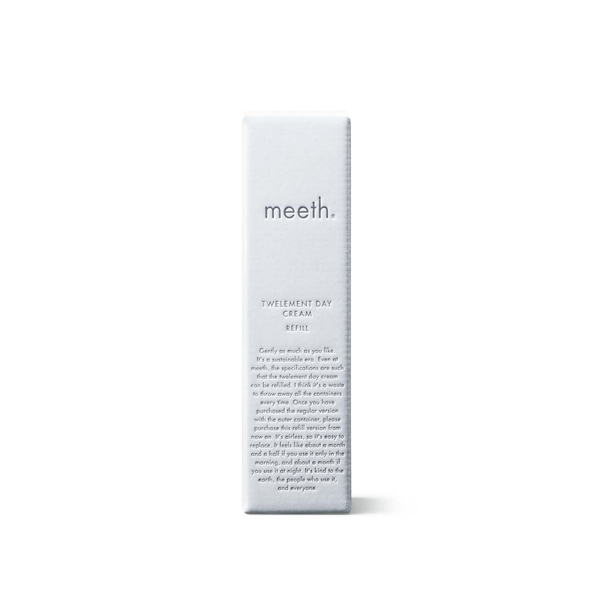 TWELEMENT DAY CREAM REFILL｜meeth｜meeth